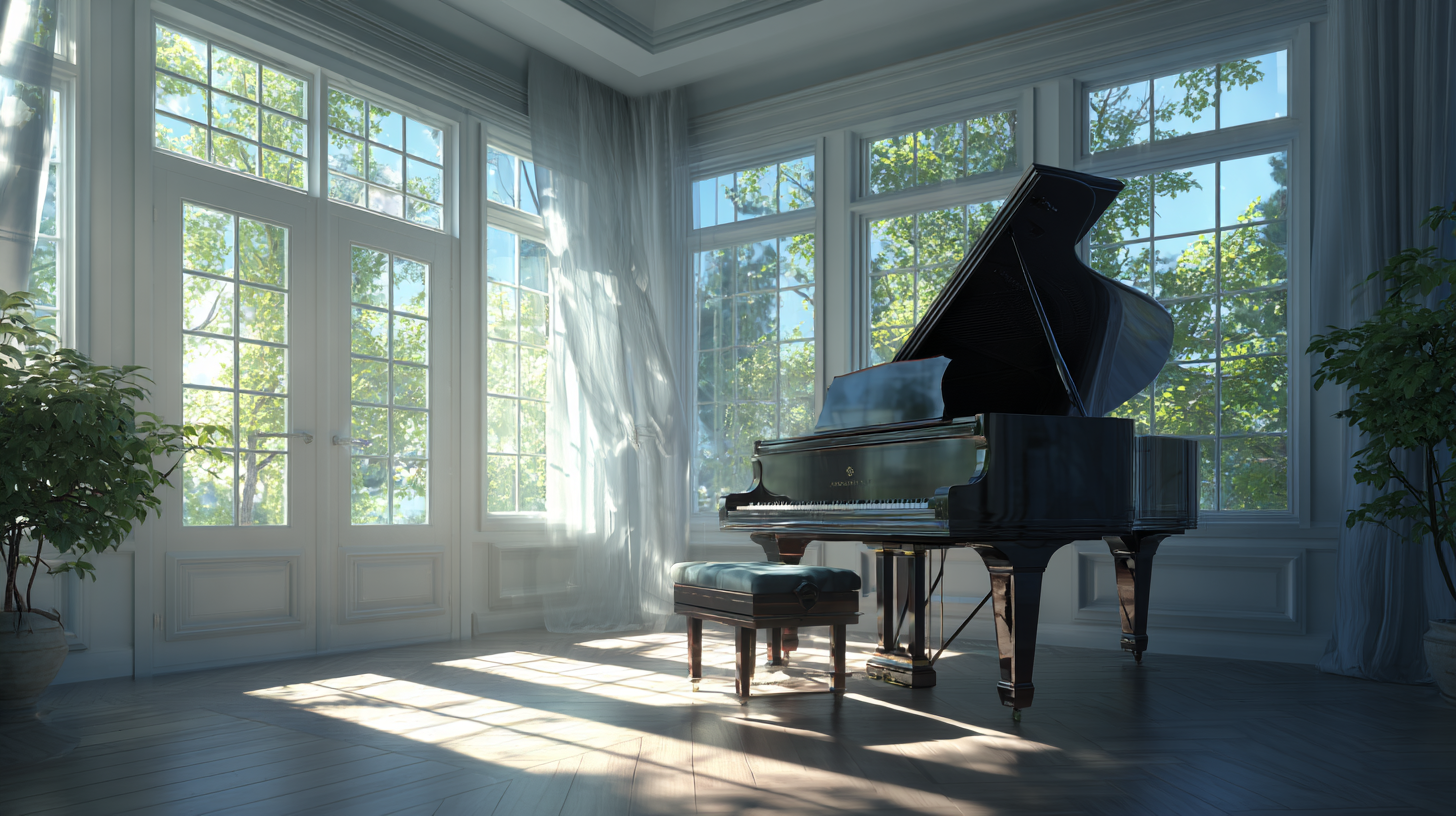 calm piano study music ambient focus playlist for work and concentration