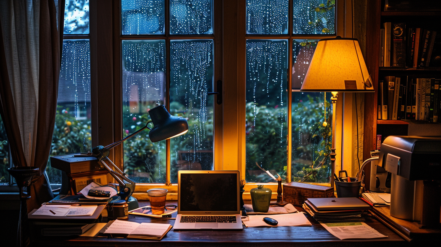 rain ambient focus music for studying working and deep concentration