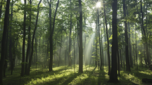 ADHD focus music for deep concentration in forest mode